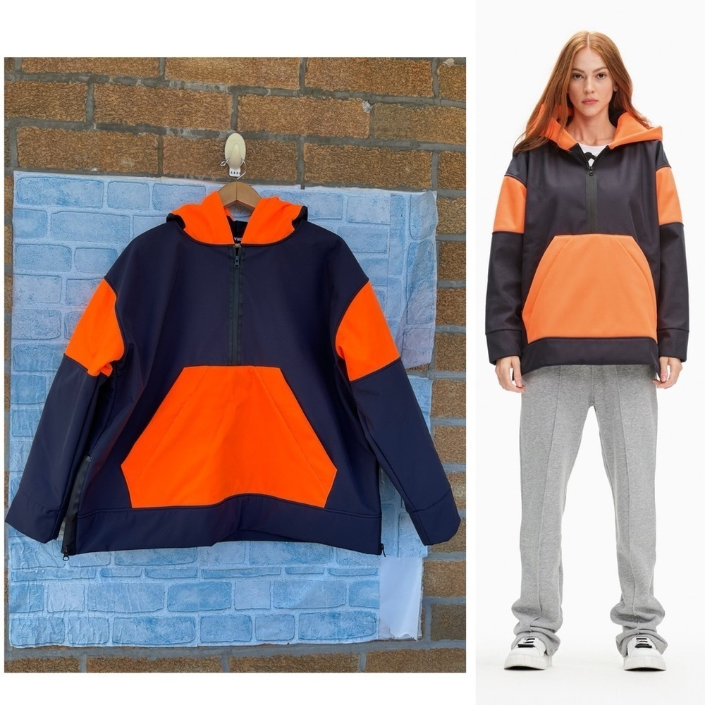 VDR VIADELLEROSE HALF ZIP JACKET SIZE LARGE